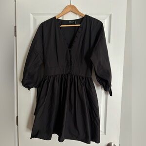 ASOS Witchy Black Button Dress